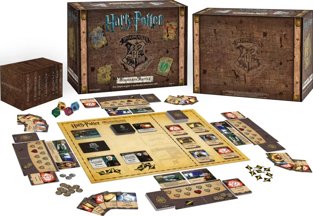 Gry planszowe Harry Potter porównanie